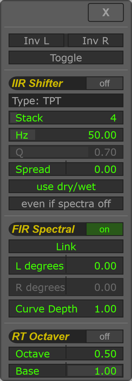 Phase options with Type: TPT.