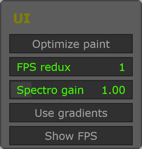 Setup → Graphics submenu.